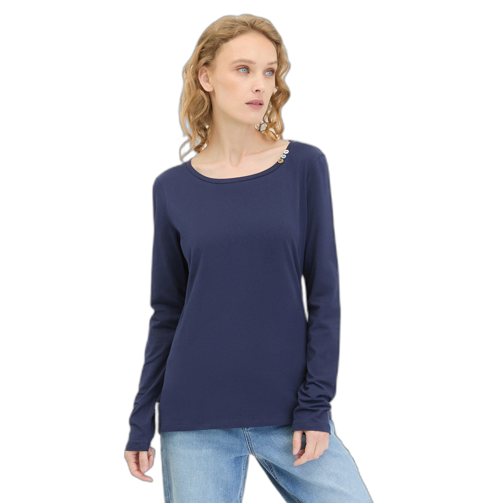 4252018565453 - T-shirt manches longues femme Fllorah Gots