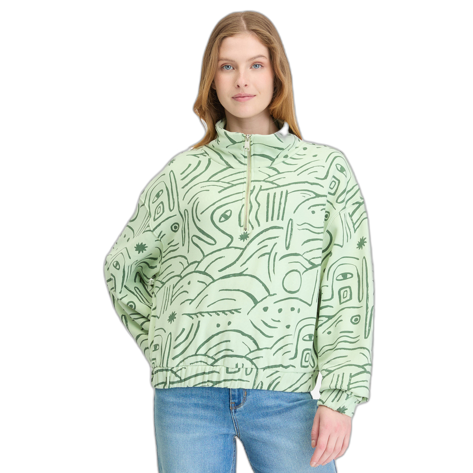 4252018571706 - Sweatshirt femme Izzar Print 4252018571706 - Sweatshirt femme Izzar Print