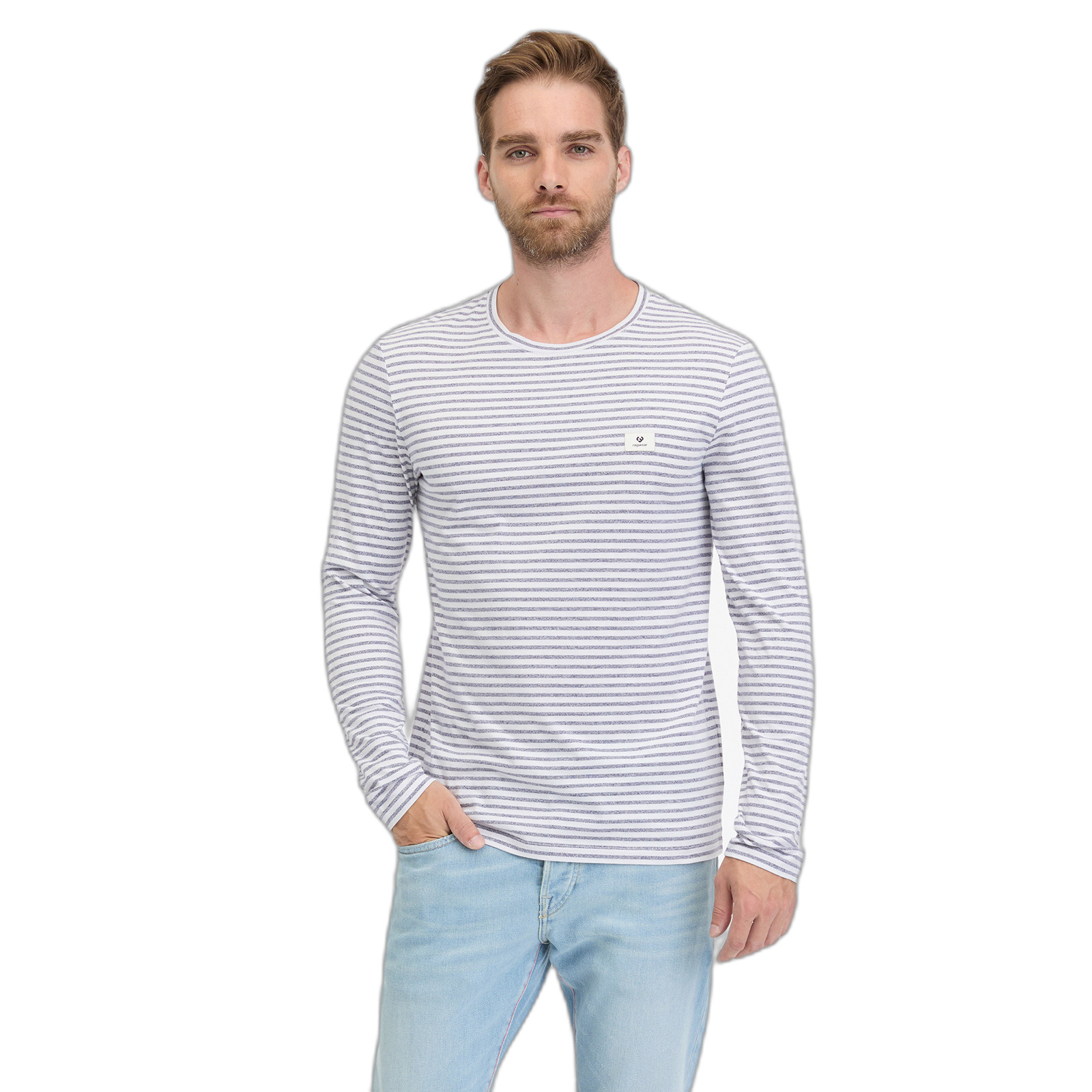 4252018611242 - T-shirt à rayures manches longues Adder Gots