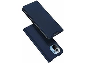 4252021300287 - Buch Tasche Dux Ducis kompatibel mit XIAOMI MI 11 Handy Hülle Etui Brieftasche Schutzhülle mit Standfunktion Kartenfach Blau