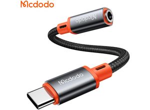 4252021306098 - Mcdodo CA-7561 Typ-C auf DC35 Buchse Audiokabel Adapter 11cm USB-C grau