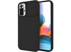 4252021306159 - 360 Grad Schutz CamShield Silikon Cover Case Slim Handyhülle Schutzhülle mit Kameraschutz Kameraabdeckung kompatibel mit Motorola Moto G60S Schwarz