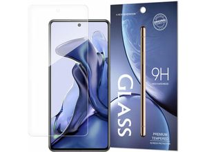 4252021306265 - - 3 Stück Schutzglas 9H kompatibel mit xiaomi 11T pro Displayschutzfolie Panzerfolie Passgenau Glas