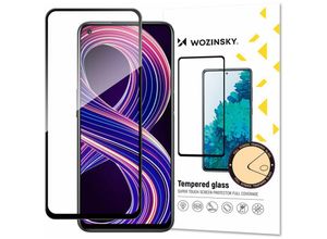 4252021306319 - 5D Schutz Glas kompatibel mit Realme V13 5G Curved Panzer Folie Vollständig Klebend und Abdeckung