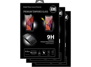 4252021306449 - 3X Panzer Schutz Glas 9H Tempered Glass Display Schutz Folie Display Glas Screen Protector kompatibel mit Samsung Galaxy Xcover 5 EE (Enterprise