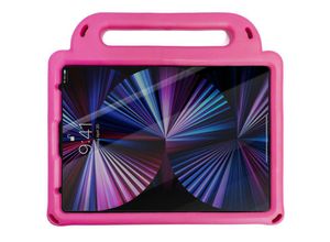 4252021306869 - Diamond Tablet Case Armored Soft Case Schutzhülle mit Stifthalter Gurt Tragehülle Standfunktion kompatibel mit iPad 102 2020 2019 Rosa - Schwarz