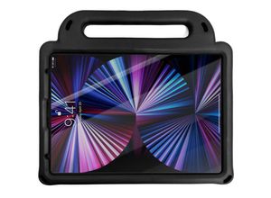 4252021306944 - Diamond Tablet Case Armored Soft Case Schutzhülle mit Stifthalter Gurt Tragehülle Standfunktion kompatibel mit Samsung Galaxy Tab A7 104 2020 Schwarz