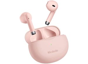 4252021308511 - Mcdodo HP-8032 Bluetooth-Ohrhörer Drahtlose Kopfhörer mit Ladekoffer Mini TWS Gaming Sport Rosa