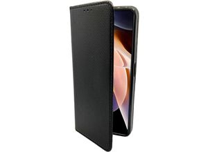 4252021312488 - Buch Tasche Smart kompatibel mit XIAOMI REDMI NOTE 11 PRO 5G Handy Hülle Etui Brieftasche Schutzhülle mit Standfunktion Kartenfach Schwarz