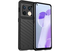 4252021317469 - Markenlos - Hybrid Armor Etui SchutzHülle Thunder Case Bumper Cover Handyhülle Matt Hülle Robust Rutschfest kompatibel mit OnePlus 10 Pro Ohne