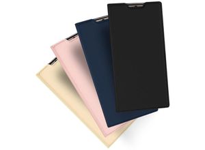 4252021330062 - Buch Tasche Dux Ducis kompatibel mit XIAOMI REDMI 10 2022 Handy Hülle Etui Brieftasche Schutzhülle mit Standfunktion Kartenfach Schwarz