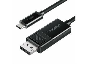 4252021331908 - Choetech DisplayPort bidirektionales Kabel - USB Typ C 18 m Schwarz (XCP-1803)