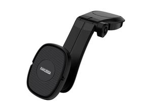 4252021332660 - Kaku Auto Magnethalter KFZ Handy-Halterung für das Armaturenbrett kompatibel mit Smartphones Schwarz
