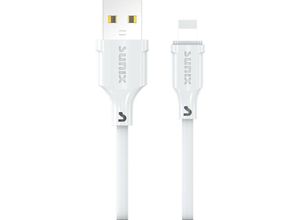 4252021333452 - 24A 2m Datenkabel für iPhone Schnell-Ladekabel Fast Charge weiß