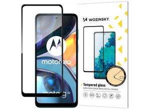 4252021341204 - 5D Schutz Glas kompatibel mit Motorola Moto G22 Curved Folie Vollständig Klebend und Abdeckung