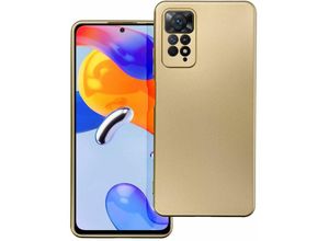 4252021342232 - Metallic Case Hülle Handytasche Cover Kameraschutz kompatibel mit iPhone 8 Gold