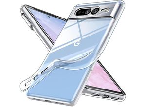 4252021343543 - Silikon Hülle Basic kompatibel mit Google Pixel 7 Case TPU Soft Handy Cover Schutz Transparent - Transparent