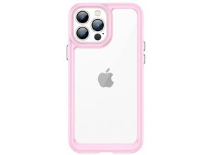 4252021343802 - Cofi 1453 - Outer Space Case Hülle Cover Handy-Hülle Schutz Hardcover Gelrahmen kompatibel mit iPhone 8 Pink