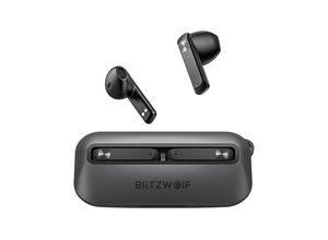 4252021345851 - TWS BlitzWolf BW-FPE1 Kopfhörer Hi-Fi Qualität Bluetooth V50 IPX4 In-Ear Kopfhörer Schwarz