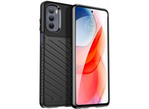 4252021346711 - Markenlos - Hybrid Armor Etui SchutzHülle Thunder Case Bumper Cover Handyhülle Matt Hülle Robust Rutschfest kompatibel mit Xiaomi Redmi 10C