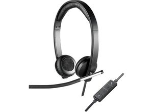 4252021348180 - H650e Kopfhörer mit Mikrofon Stereo-Headset Rauschunterdrückung Lautstärkeregelung und Stummschaltung am Kabel LED-Anzeige