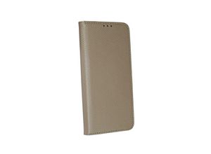 4252021354075 - Buch Tasche Smart kompatibel mit SAMSUNG GALAXY A04s Handy Hülle Etui Brieftasche Schutzhülle mit Standfunktion Kartenfach Gold