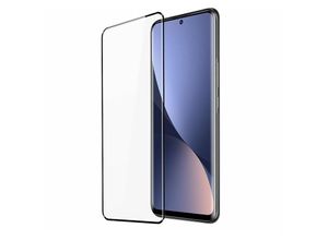 4252021355171 - 5D Schutz Glas kompatibel mit XIAOMI 12   12X Curved Folie Vollständig Klebend und Abdeckung