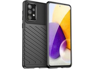 4252021356369 - Hybrid Armor Etui SchutzHülle Thunder Case Bumper Cover Handyhülle Matt Hülle Robust Rutschfest kompatibel mit Samsung Galaxy A23 5G