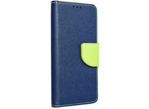 4252021358479 - Buch Tasche Fancy kompatibel mit SAMSUNG GALAXY A23 Handy Hülle Brieftasche mit Standfunktion Kartenfach Blau-Grün - Schwarz