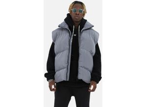 4252021362834 - Ossy Homer - Puffer Weste Vest Übergangsweste Oversize s Bordaeux