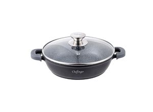 4252021364159 - Cheffinger Kochtopf Servierpfanne Schmorpfanne Induktion Ø36cm Alu Guss Topf Pfanne