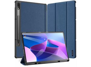 4252021366610 - Hartschale mit Smart Sleep und integrierter Standfunktion Etui Schutz Hülle Tasche Cover kompatibel mit LENOVO TAB P11 (2Gen) blau