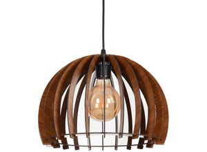 4252021386526 - Avize Letoon AV19 Pendelleuchte Deckenleuchte E27 Innenraumleuchte + E27 4W led Filament Lampe Vintage Warmweiß - Luxel