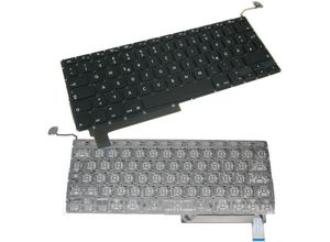 4252023276610 - Premium Laptop-Tastatur Notebook Keyboard Ersatz Deutsch qwertz für Apple Macbook Pro 15 381cm MC371 MC372 MC373 (Hintergrundbeleuchtung)