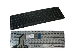 4252023281591 - Original qwertz Tastatur Deutsch mit schwarzem Rahmen für hp Pavilion 15-a000 15-d000 15-d100 15-e 15-e000 15-E086NR 15-f000 15-f100 15-f200 15-f300