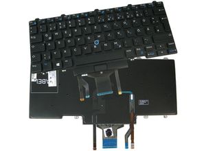 4252023282000 - Trade-shop - Original qwertz Deutsch Tastatur mit Hintergrundbeleuchtung und Trackpoint für Dell Latitude 3340 3350 E5250 E5450 E5450-4593 E5450-6693