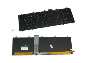 4252023284301 - Trade-shop - Original Laptop Tastatur mit Hintergrundbeleuchtung qwertz Deutsch für msi MS-1759 MS-1762 MS-1763 MS-176K MS16GA MSI-16F3 MSI-16F33