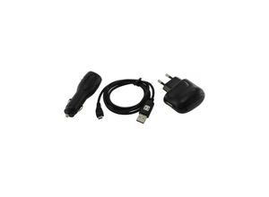 4252023288569 - 4in1 zubehör set Netzteil usb Ladekabel kfz Kabel Datenkabel Adapter für Nokia 6212 Classic 6220 6500 6500 Slide 6555 6500 8600 Luna 6500 Classic