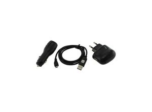4252023288613 - Trade-shop - 4in1 zubehör set Netzteil usb Ladekabel kfz Kabel Datenkabel Adapter für Samsung S8300 Ultra Touch S8000 s 8000 jet i7500 Galaxy B7300