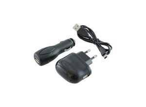 4252023291316 - 4in1 zubehör set Netzteil usb Ladekabel kfz Kabel Datenkabel Adapter für Medion Gopal Go-Pal mdpna 500T MD-95647 MD-95668 MD-95698 MD-95740 MD-95780