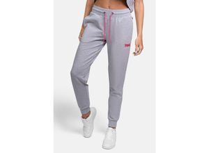 4255581525916 - LEINTHALL Leggings grau meliert in S