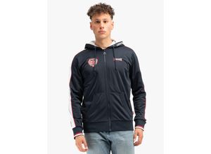 4255581538541 - Herren Trainingsjacke mit Kapuze normale Passform STRATHMORE