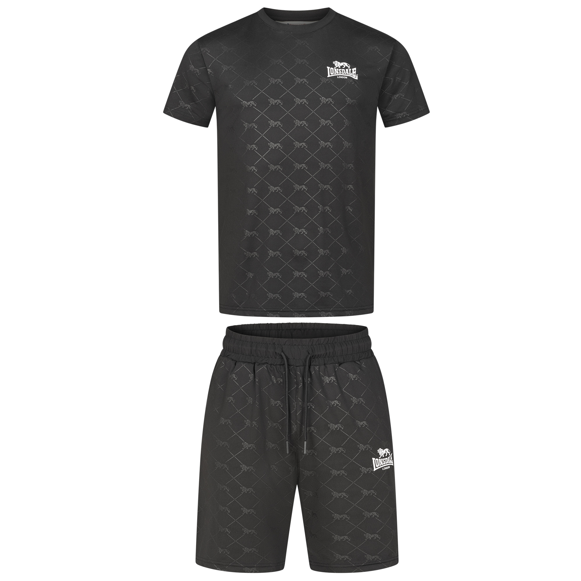 4255581575904 - Herren Funktionsshirt & Shorts Set normale Passform PRESTWOOD