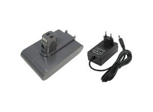 4255592433279 - Trade-shop - 2in1 Set Li-Ion Akku 222V   2000mAh + Ladegerät inkl Netzteil für viele Dyson Staubsauger wie DC31 Animal ersetzt 17083 917083 64167