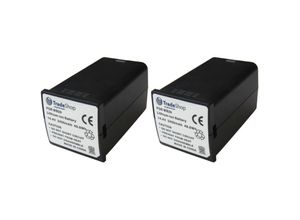 4255592471370 - 2x Trade-shop Li-Ion Akku 144V 3400mAh Ersatz für Godox WB29 kompatibel mit Godox Witstro AD200 AD200 Pro Blitz Studioblitzgerät Studioblitzleuchte