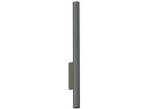 4255596662798 - Licht-erlebnisse - Wandlampe Metall Up Down h 60 cm Grau GU10 länglich Modern Wandleuchte