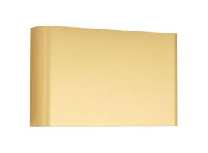 4255596663191 - Licht-erlebnisse - Wandlampe Aluminium G9 b 25 cm Up Down in Gold 2-flammig eckig Modern