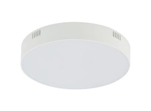 4255596664037 - Licht-erlebnisse - Deckenleuchte led rund d 21 cm Weiß neutralweiß 4000 k 3400 lm Modern