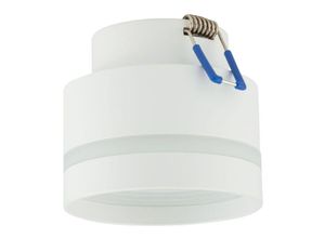 4255596665447 - Licht-erlebnisse - Einbaustrahler Aluminium GX53 ø 85 cm Weiß rund Modern 4255596665447 - Licht-erlebnisse - Einbaustrahler Aluminium GX53 ø 85 cm Weiß rund Modern