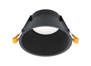 4255596666703 - Licht-erlebnisse - Einbaustrahler Metall GX53 Schwarz rund